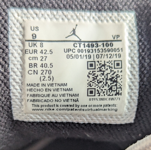 Nike Air Jordan Retro 7 Colorful Sneakers - Picture 7 of 9